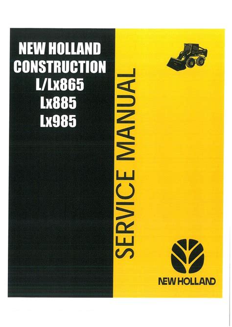 new holland skid steer lx885 manual